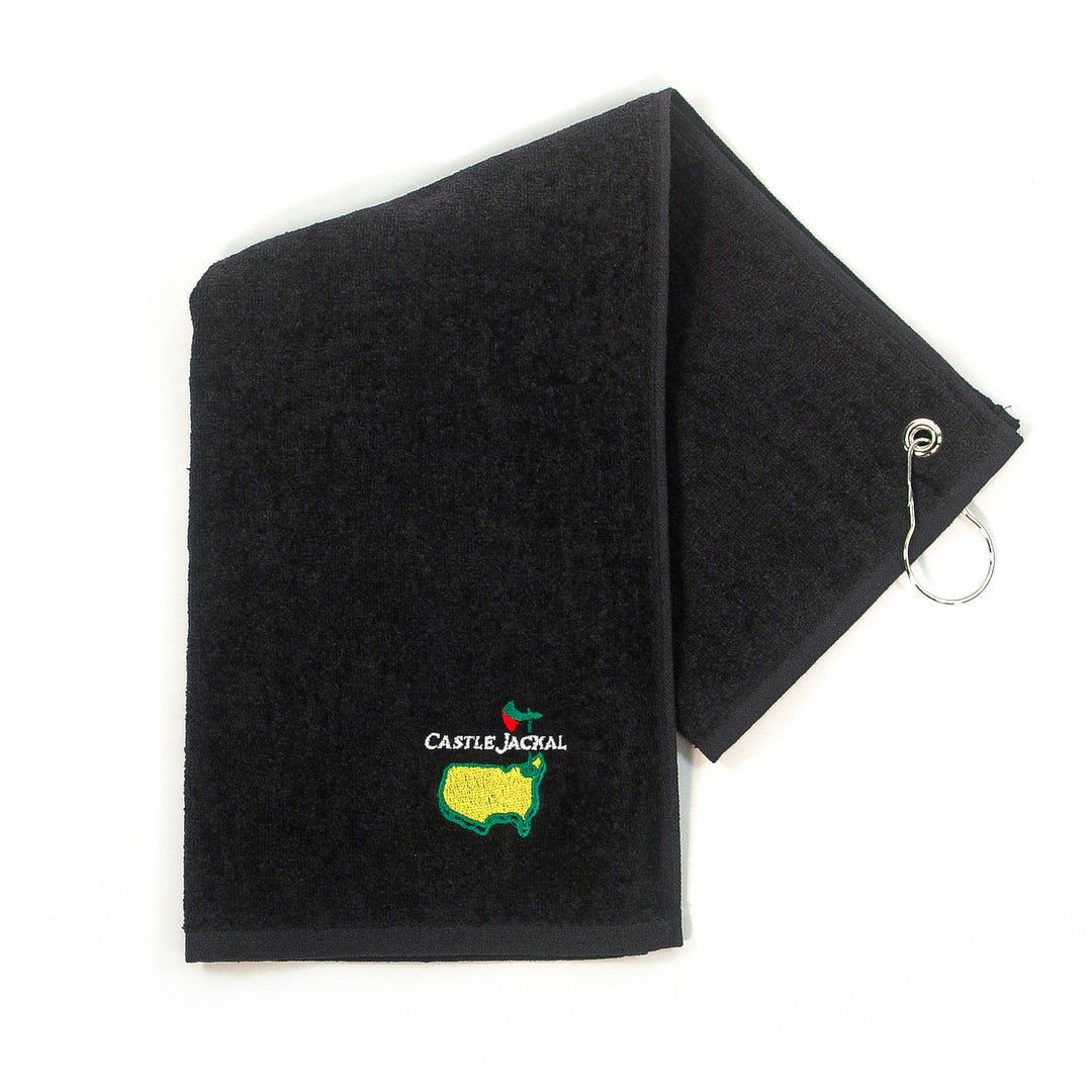 castle jackal Castle Master Embroidered - Black Towel