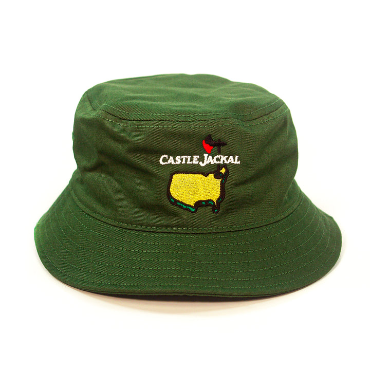 castle jackal Castle Master Embroidered - Forest Green Bucket Hat