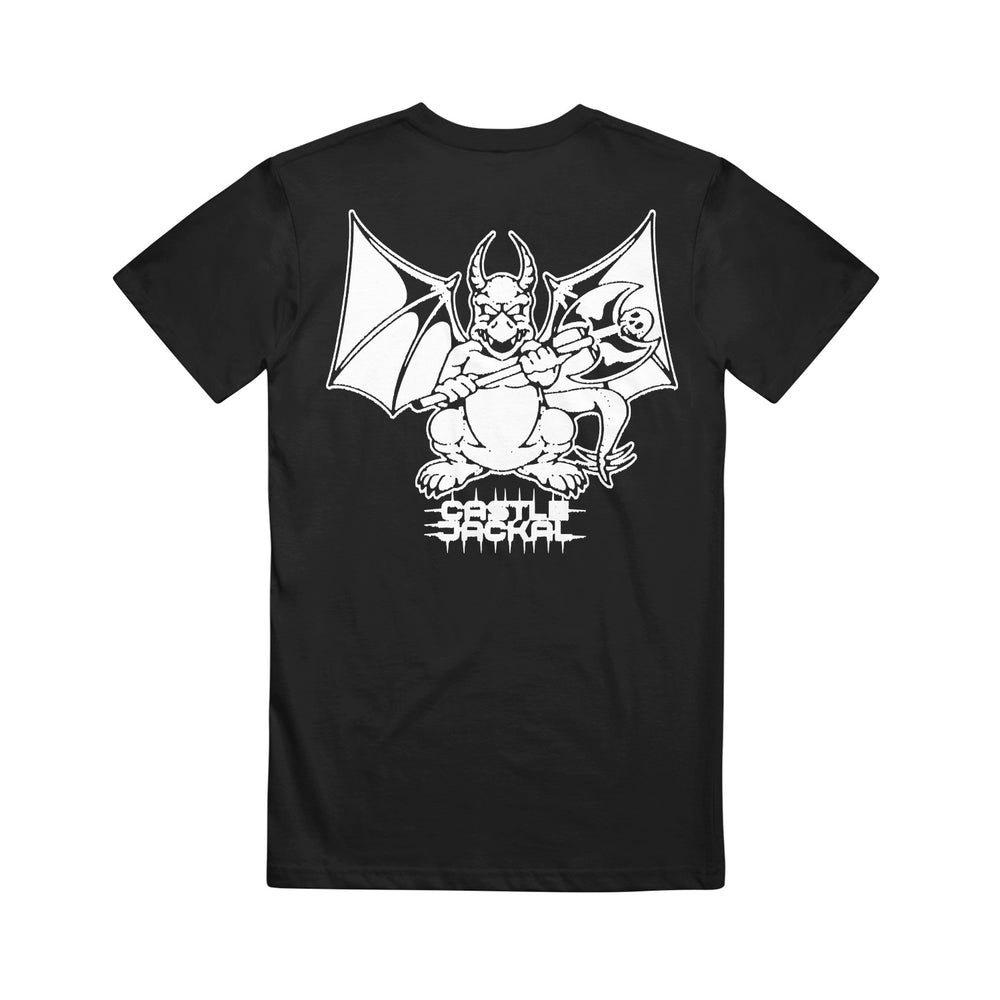 castle jackal Infinite Realms (Dragon) - Black T-Shirt back