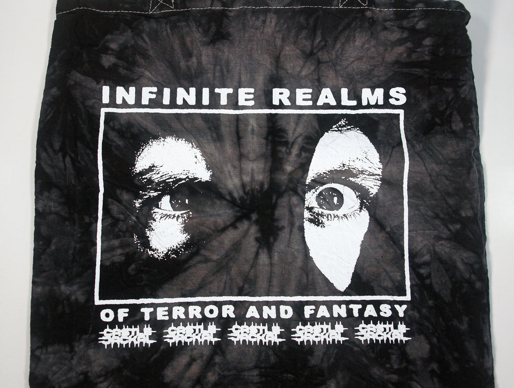 castle jackal Infinite Realms (Eyes) - Black Tie Dye Tote Bag