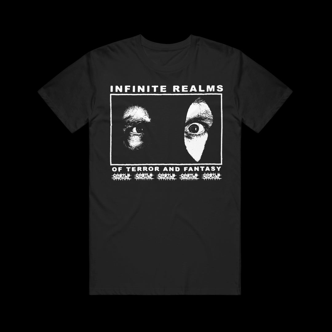 castle jackal Infinite Realms (Eyes) - Black T-Shirt