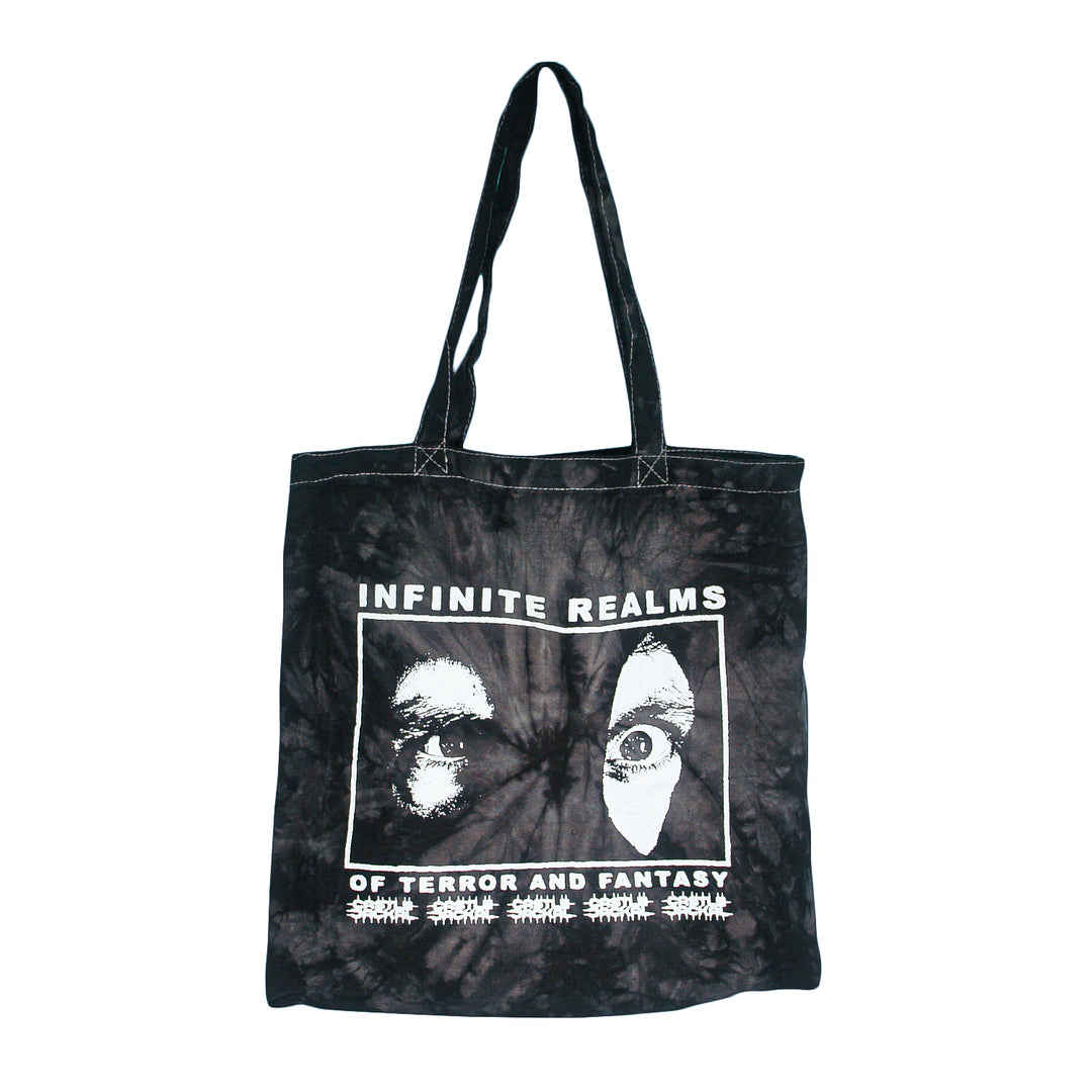 castle jackal Infinite Realms (Eyes) - Black Tie Dye Tote Bag