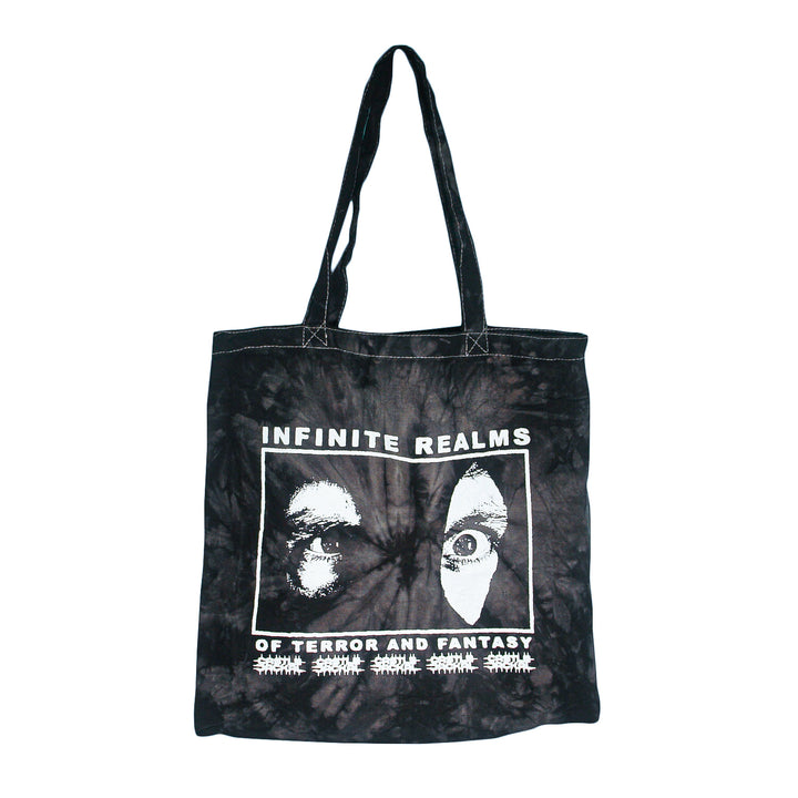 castle jackal Infinite Realms (Eyes) - Black Tie Dye Tote Bag
