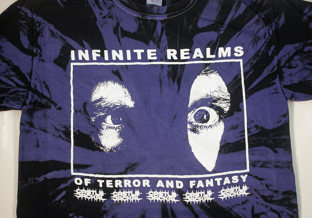castle jackal Infinite Realms Eyes Purple Tie Dye T-Shirt