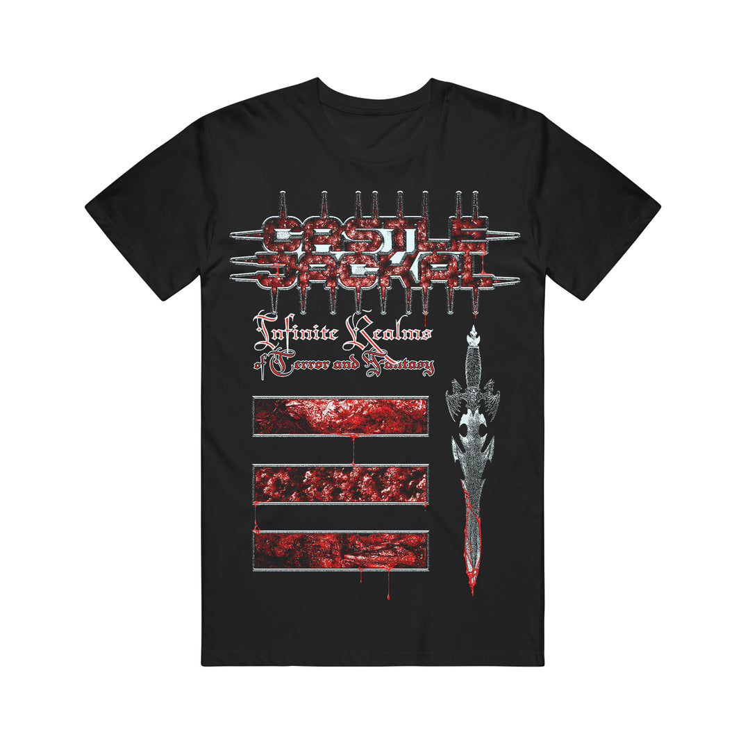 castle jackal Infinite Realms (Gore) - Black T-Shirt