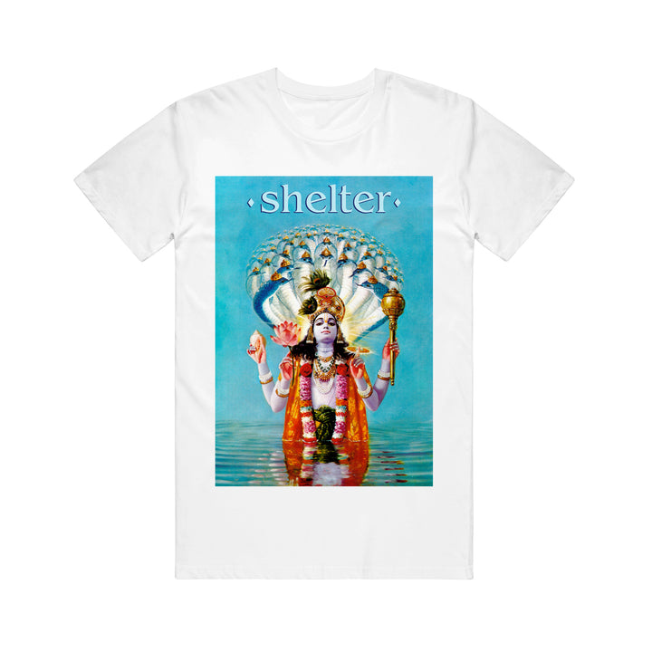 Vishnu In The Lake White Tee