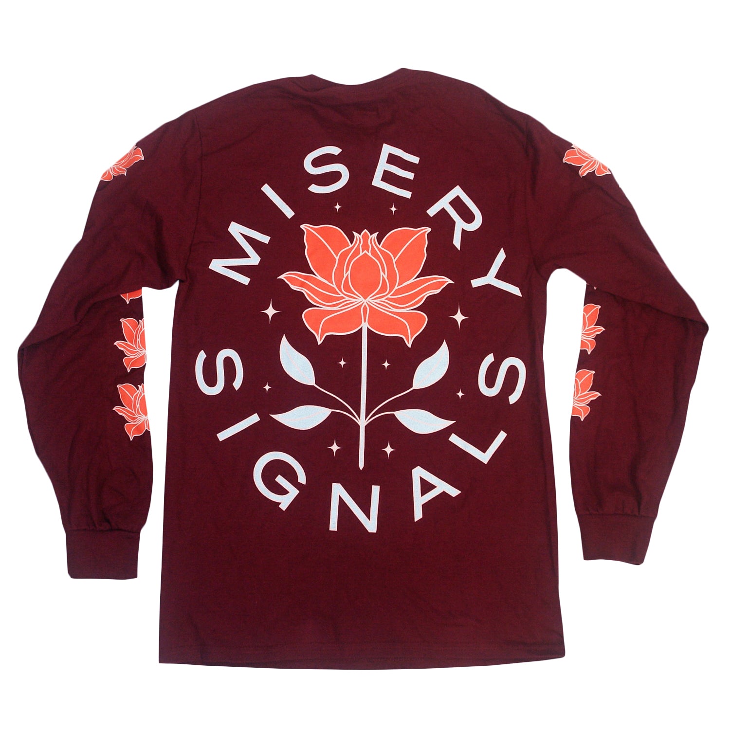Flower - Maroon Long Sleeve – MerchNow