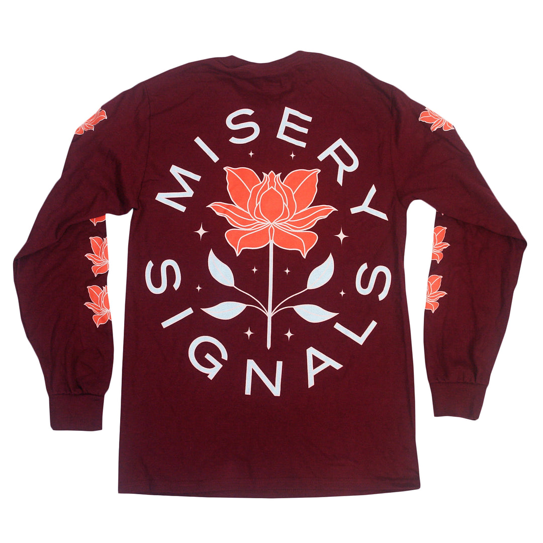 Flower - Maroon Long Sleeve