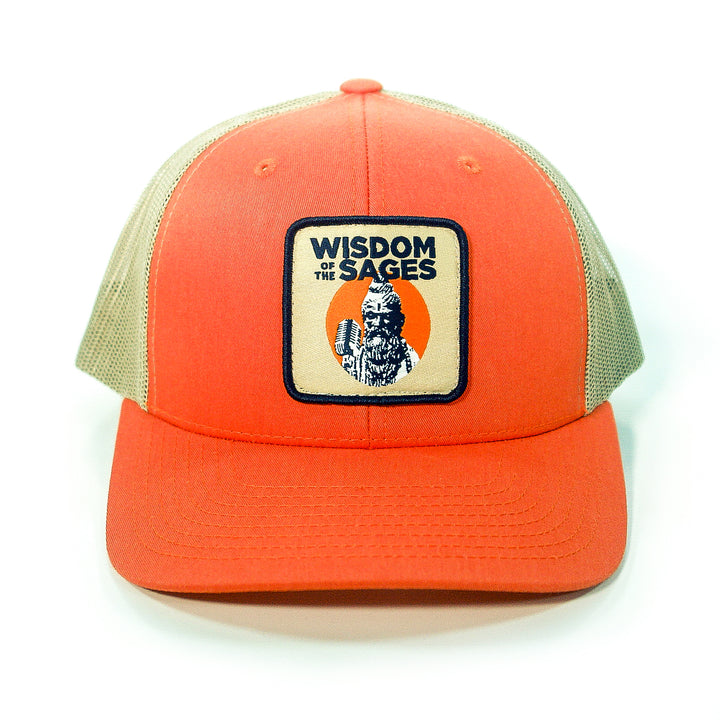 Logo Patch - Orange/Khaki Trucker Hat