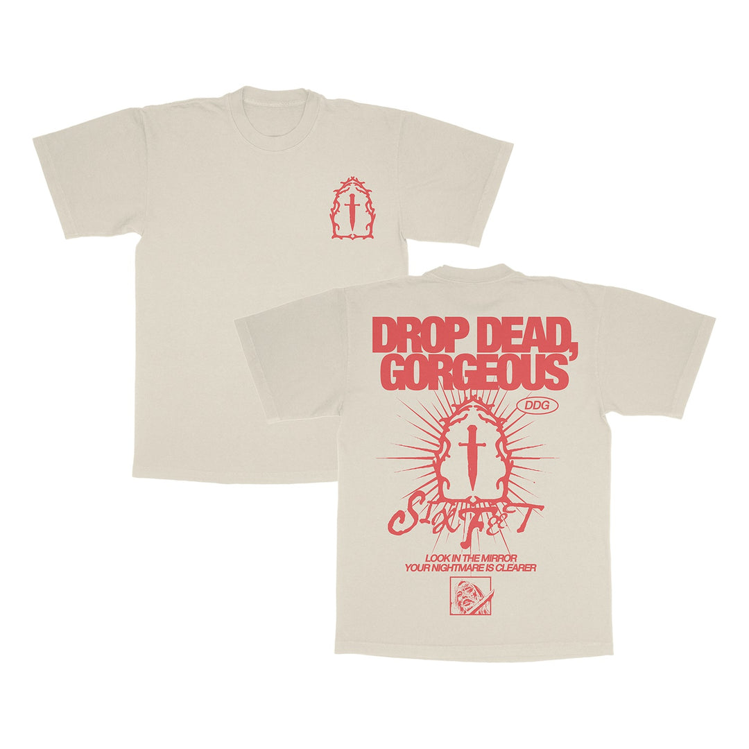 drop dead goregeous Your Nightmare - Cream T-Shirt