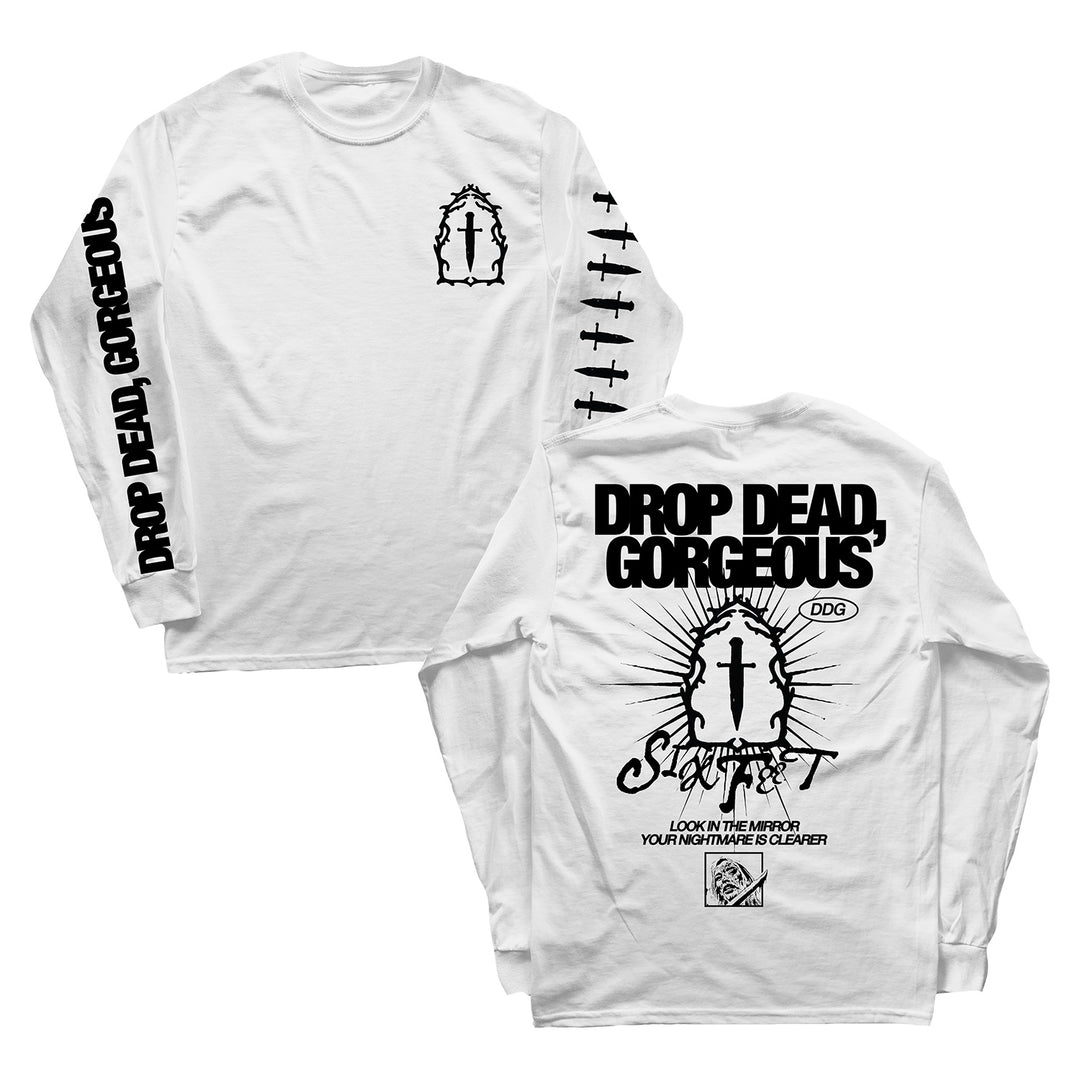 drop dead goregeous Your Nightmare - White Long Sleeve