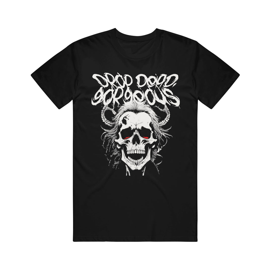 drop dead gorgeous Skull - Black T-Shirt