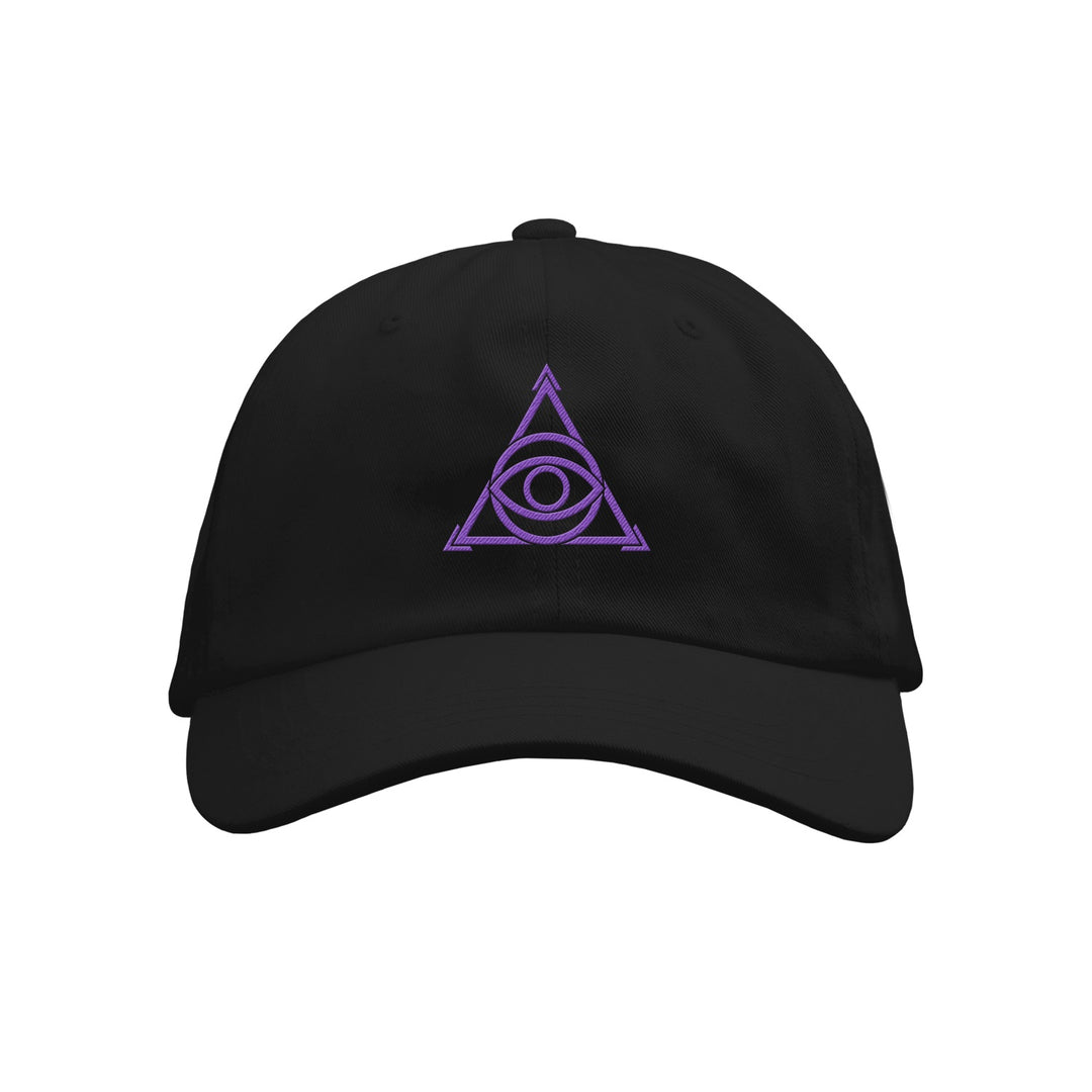 eidola Triangle Eye - Black Dad Hat front
