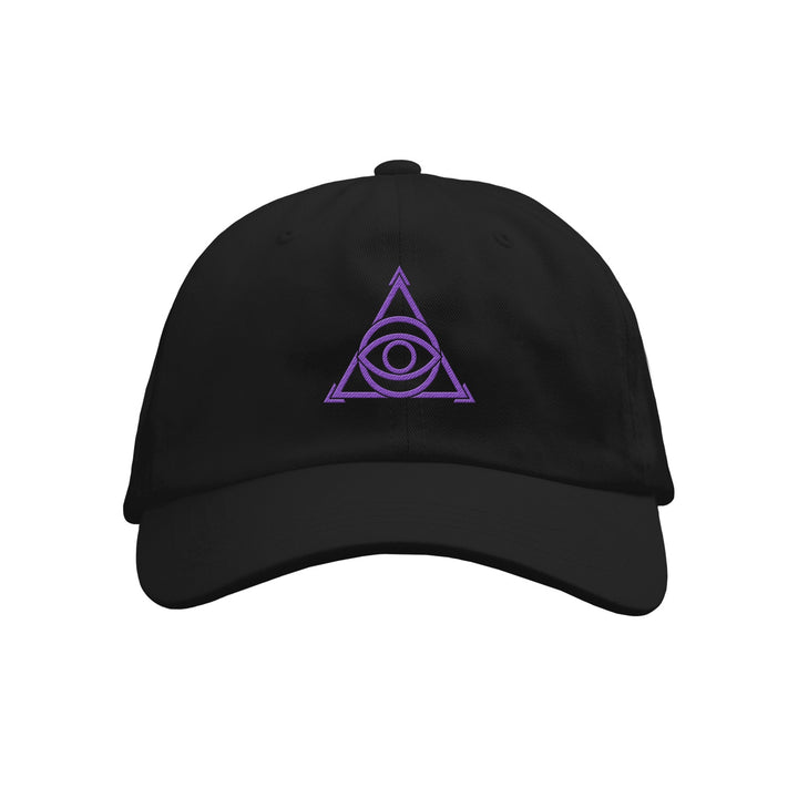eidola Triangle Eye - Black Dad Hat front