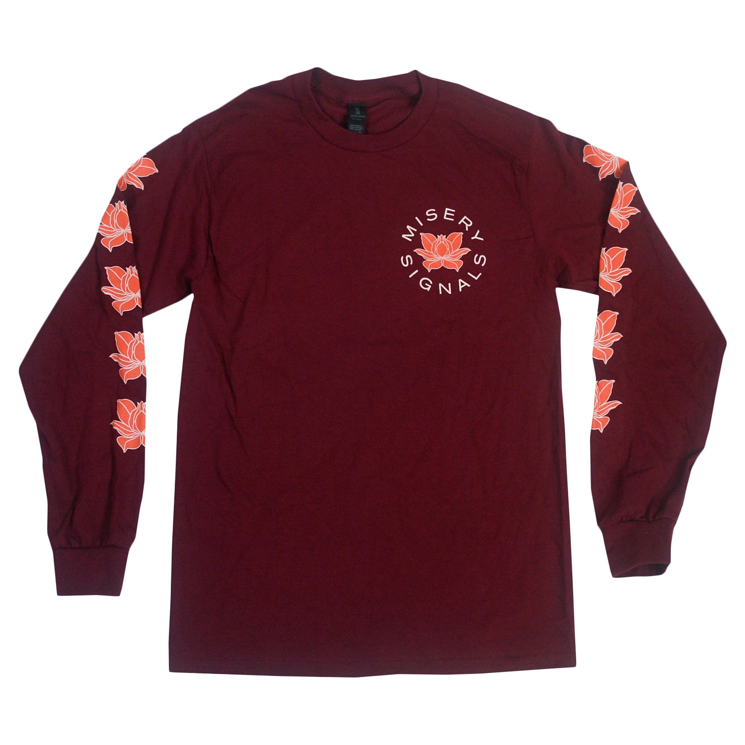 Flower - Maroon Long Sleeve – MerchNow