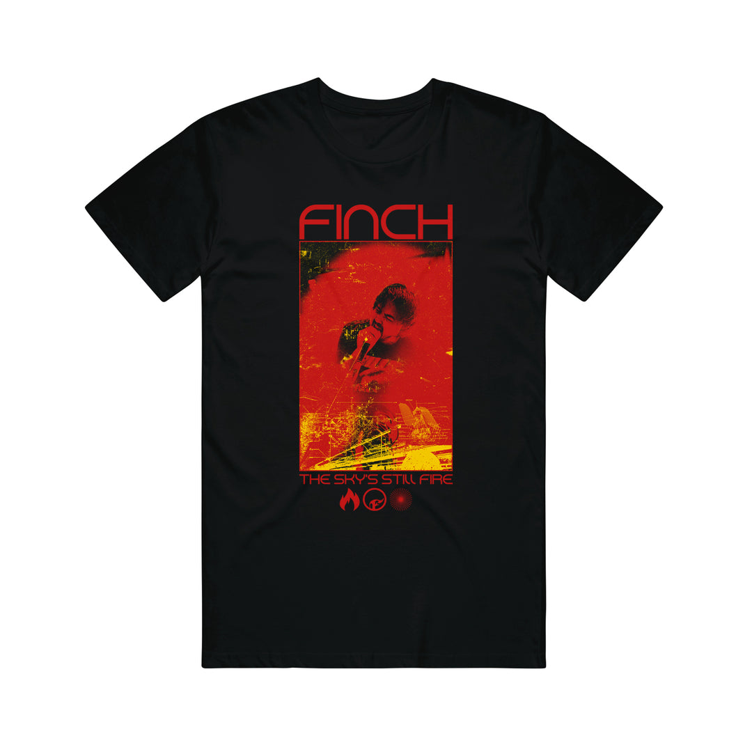 finch Spring Tour 2024 - Black T-Shirt front 