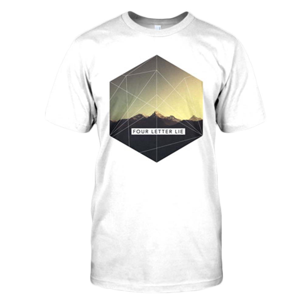 four letter lie Mountains White T-Shirt