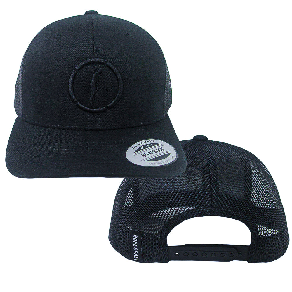 hopesfall Logo - Black Trucker Hat