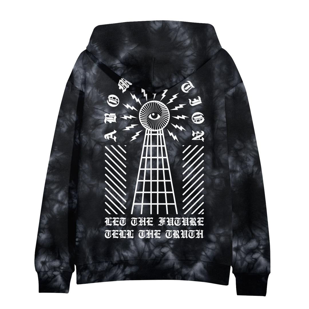 i am abomination Tower - Tie Dye Pullover back