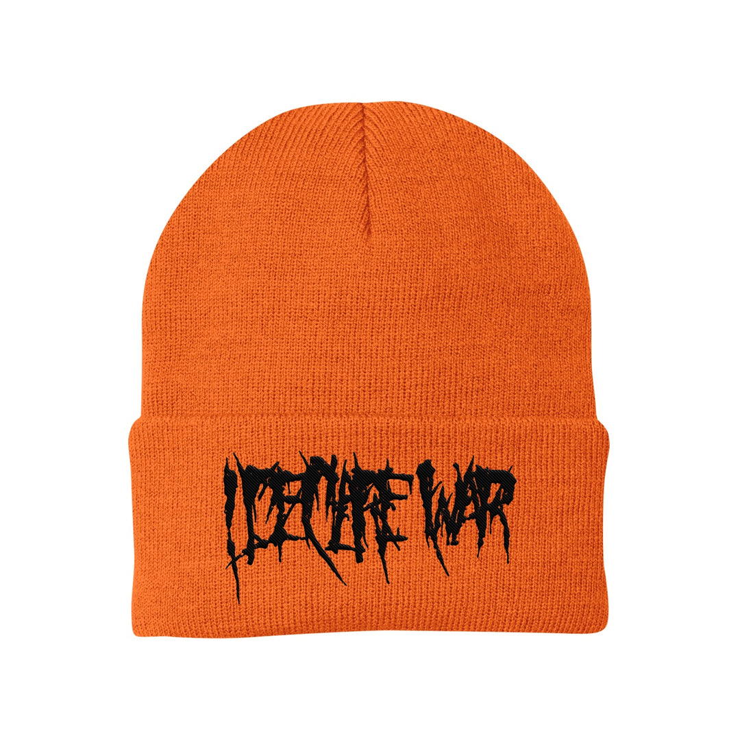 i declare war Logo - Orange Beanie