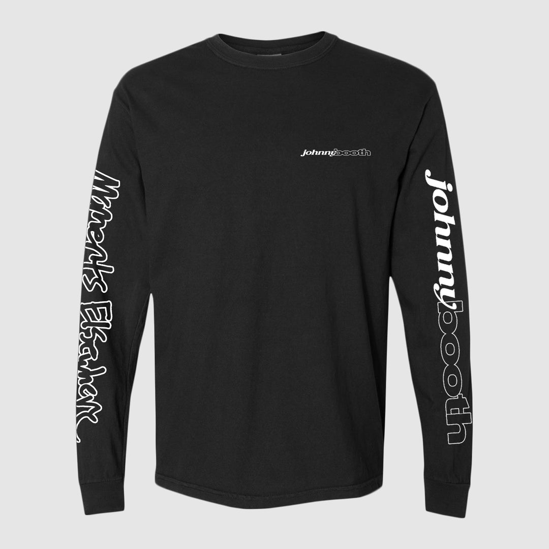 johnny booth Smoking - Black Long Sleeve front
