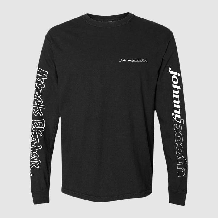 johnny booth Smoking - Black Long Sleeve front