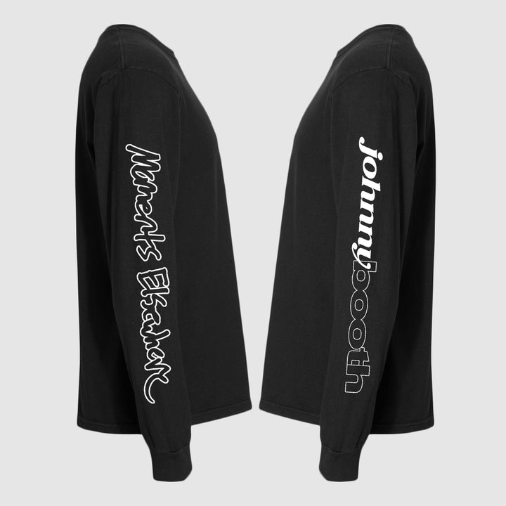 johnny booth Smoking - Black Long Sleeve sides