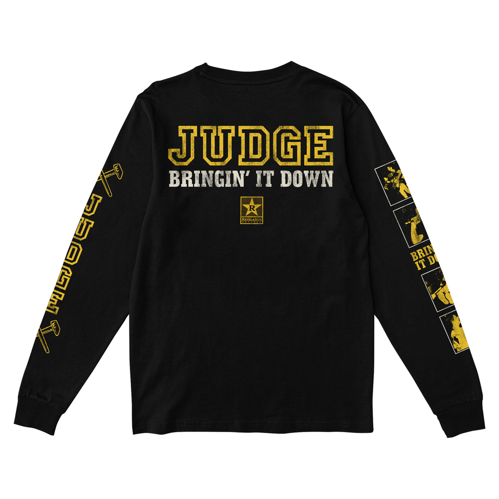 judge Bringin' It Down Cover Photo Black Long Sleeve back