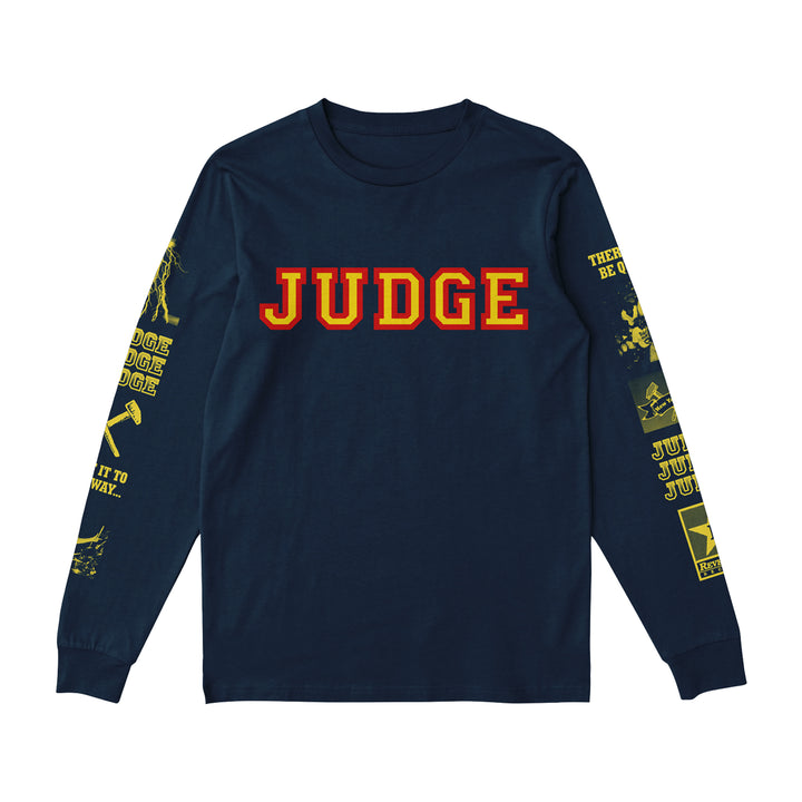 judge Fed Up -  Navy Long Sleeve front