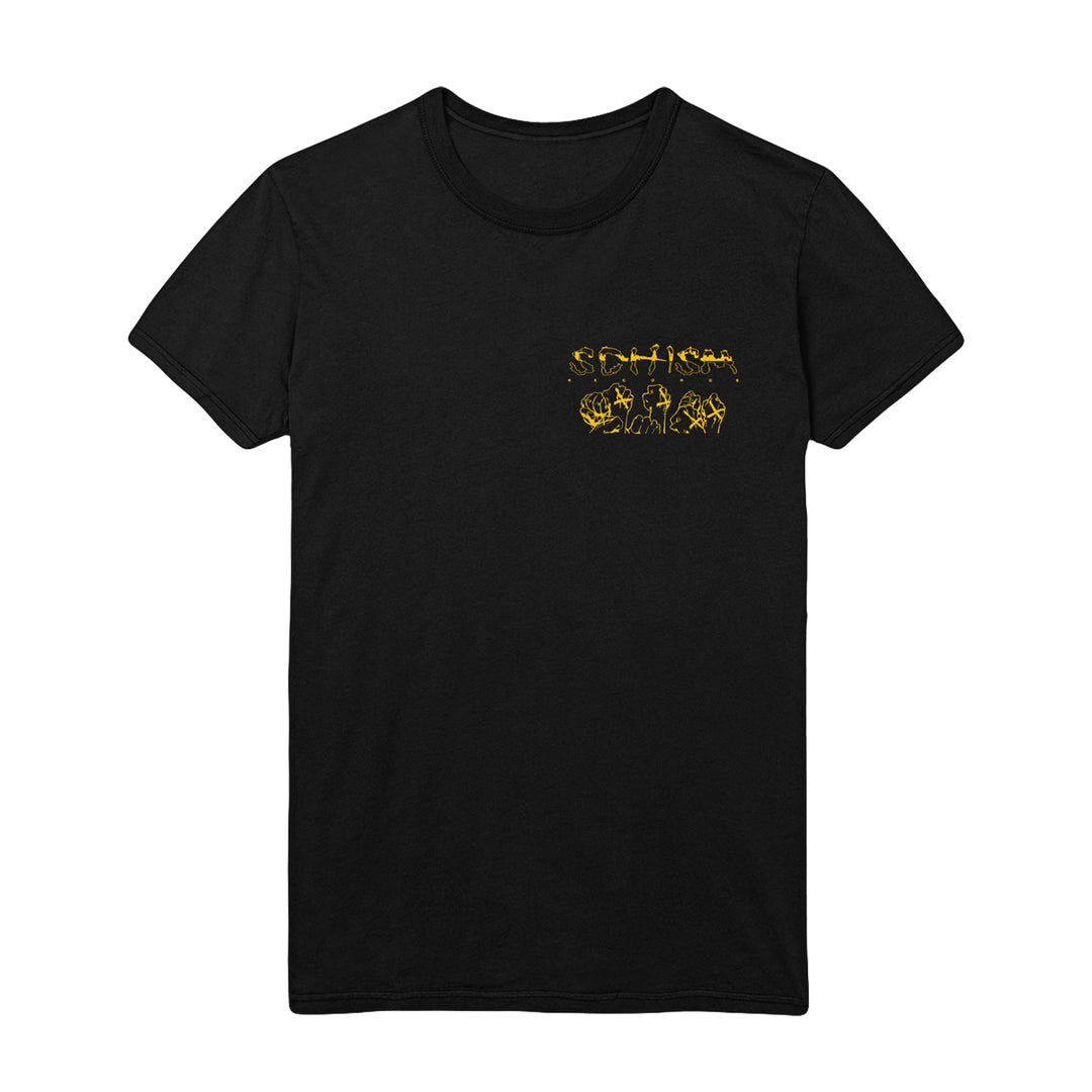 judge Schism Records - Black T-Shirt front