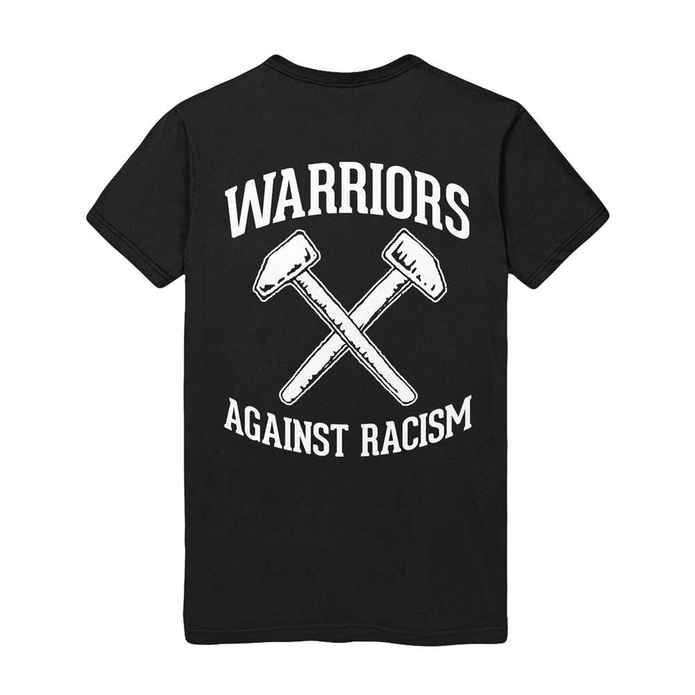 judge Warriors Against Racism Black T-Shirt back
