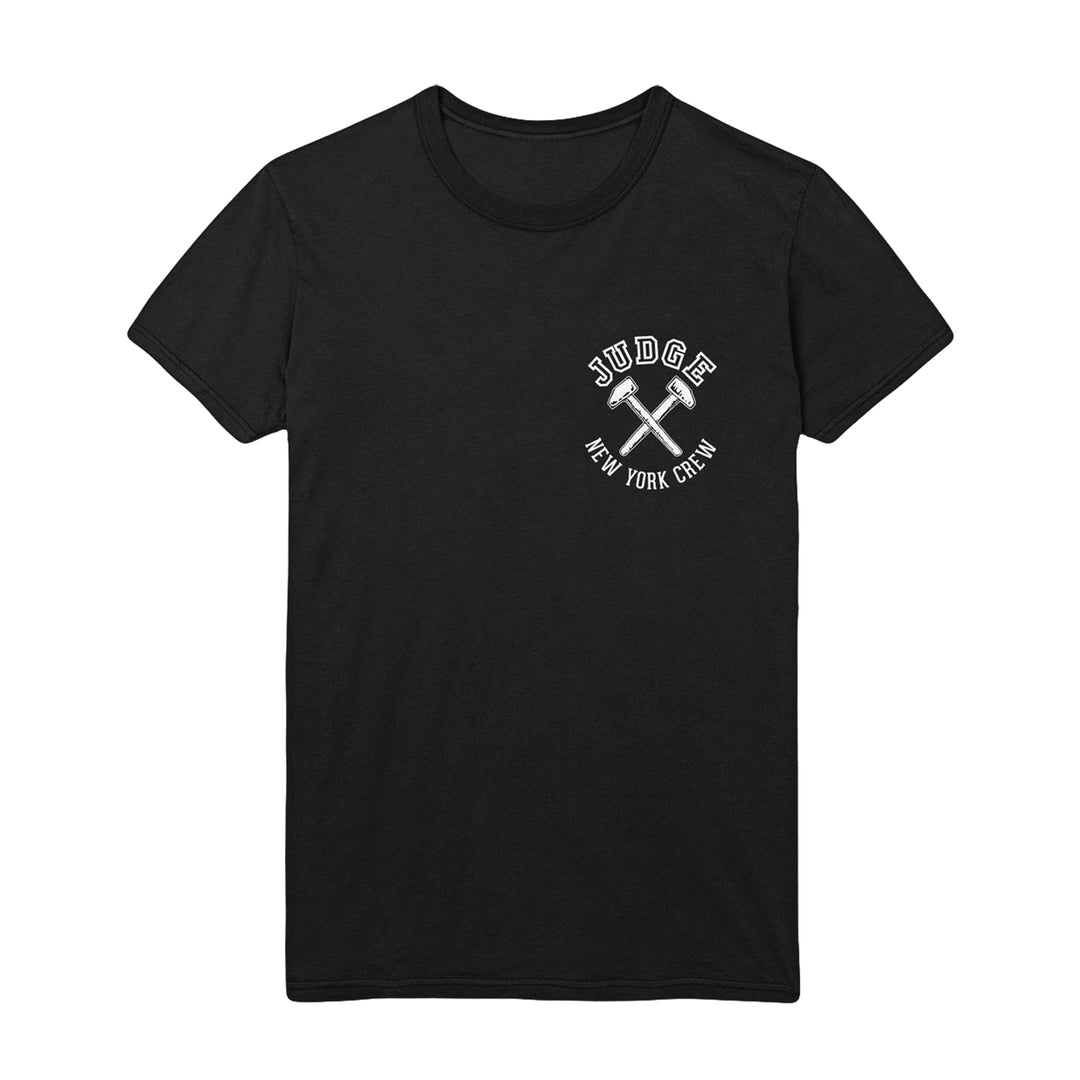 judge Warriors Against Racism Black T-Shirt front