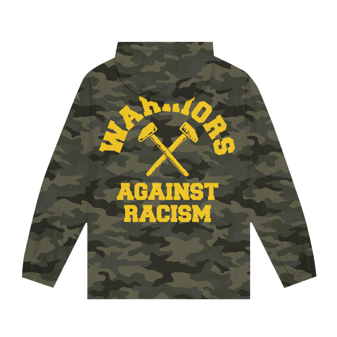judge Warriors Against Racism Camo Zip-Up Windbreaker back