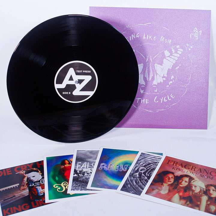 king like mom The Cycle - Black 180gram 12in Test Press Vinyl  with lyric cards