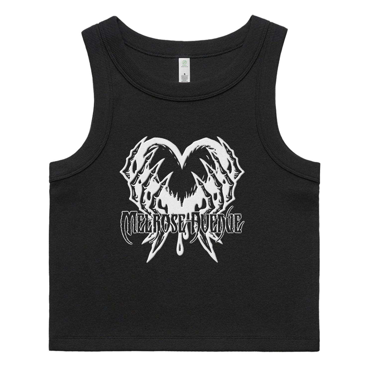 Heart Hands - Black Crop Top – MerchNow