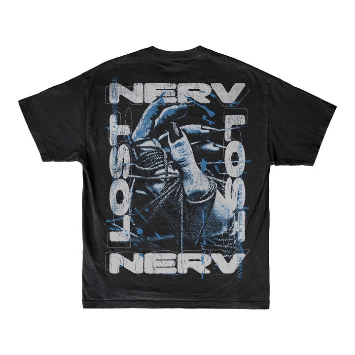 nerv Rope Black - T-Shirt back