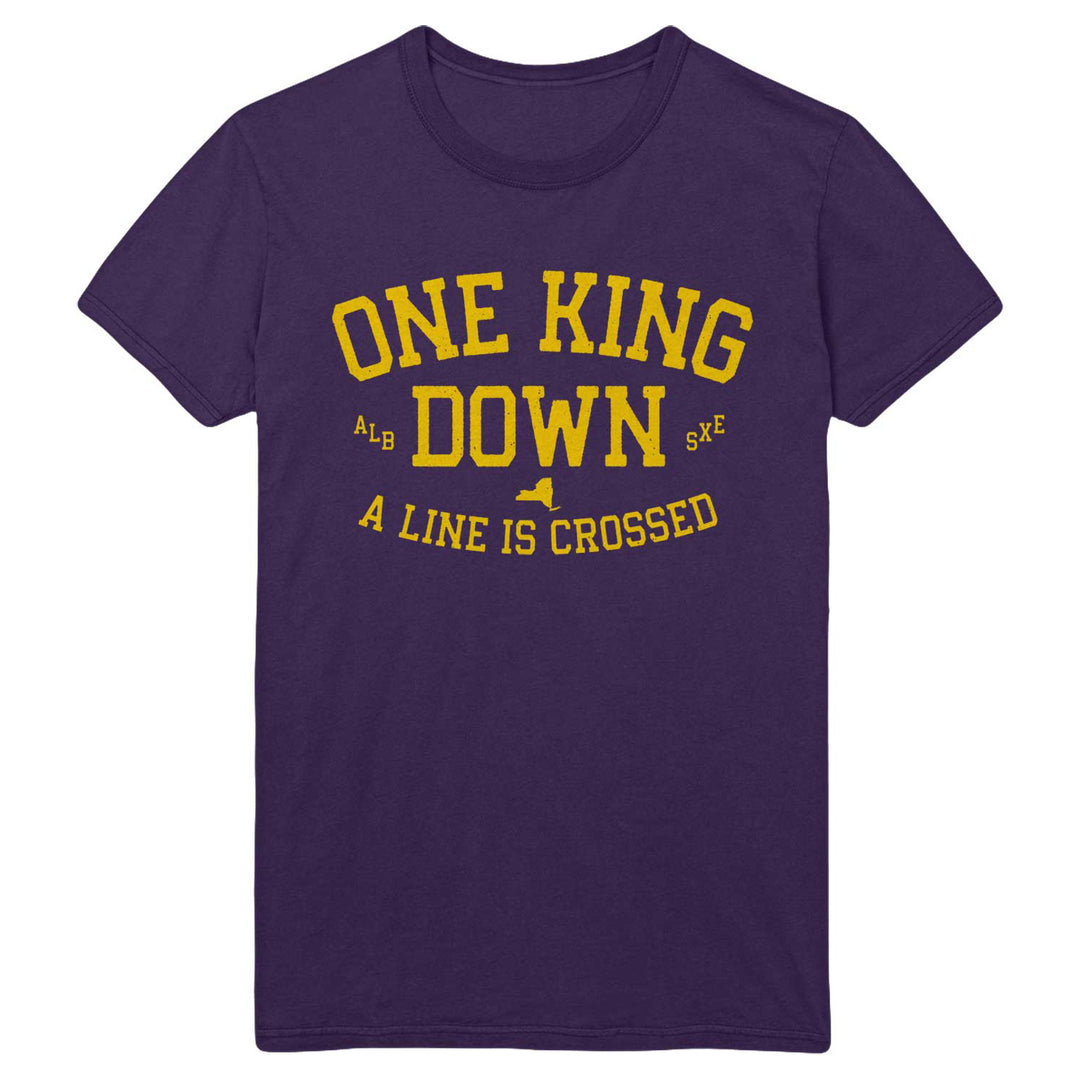 one king down Collegiate - Purple T-Shirt