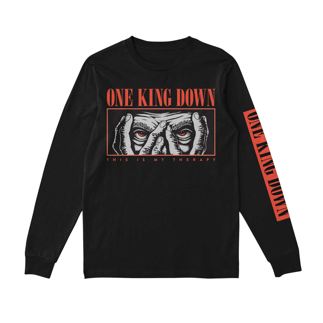 one king down This Is My Therapy - Black Long Sleeve shirt