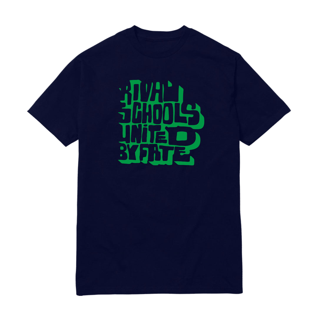 rival schools United by Fate Navy T-Shirt