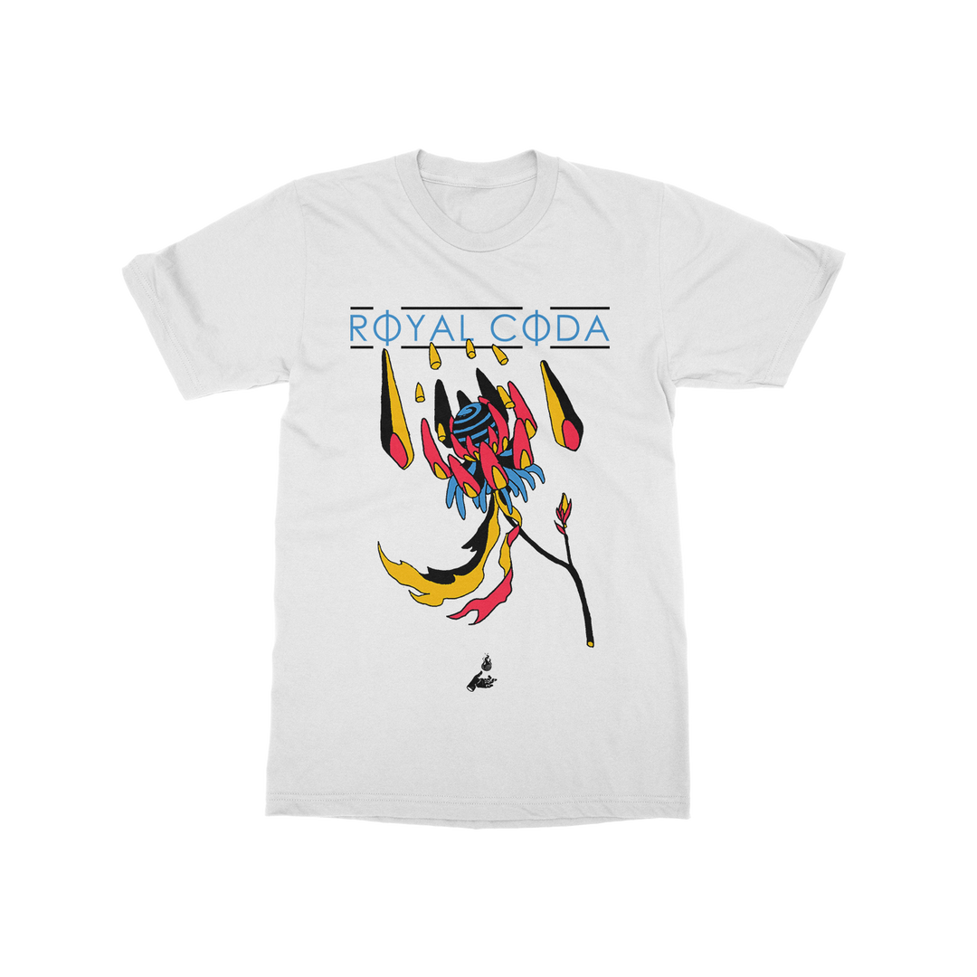 royal coda Flower - White T-Shirt
