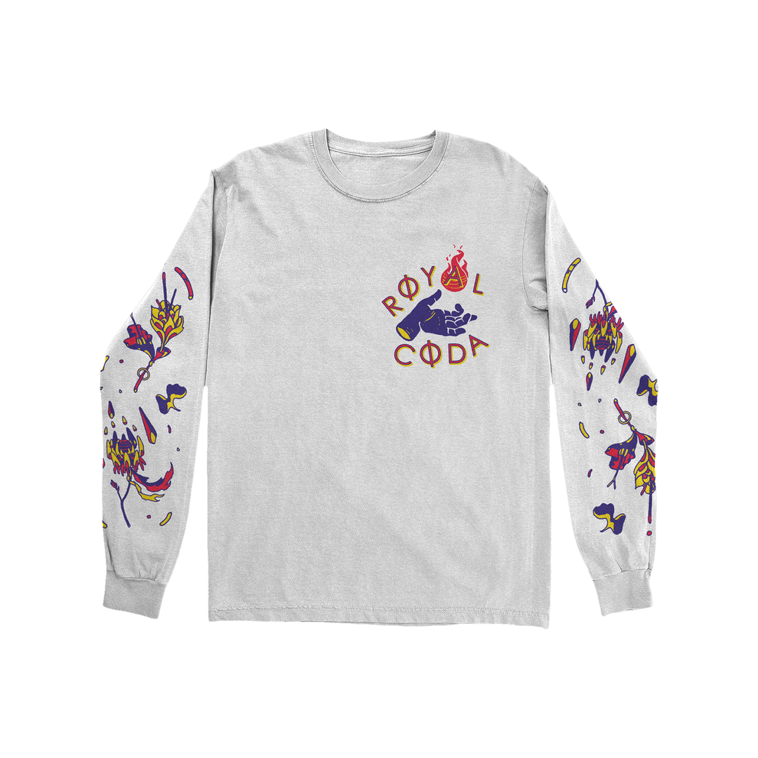 royal coda To Only A Few At First - White Long Sleeve front 