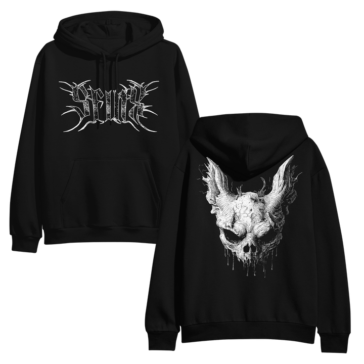 sfinx Branded Outline - Black Pullover front and back