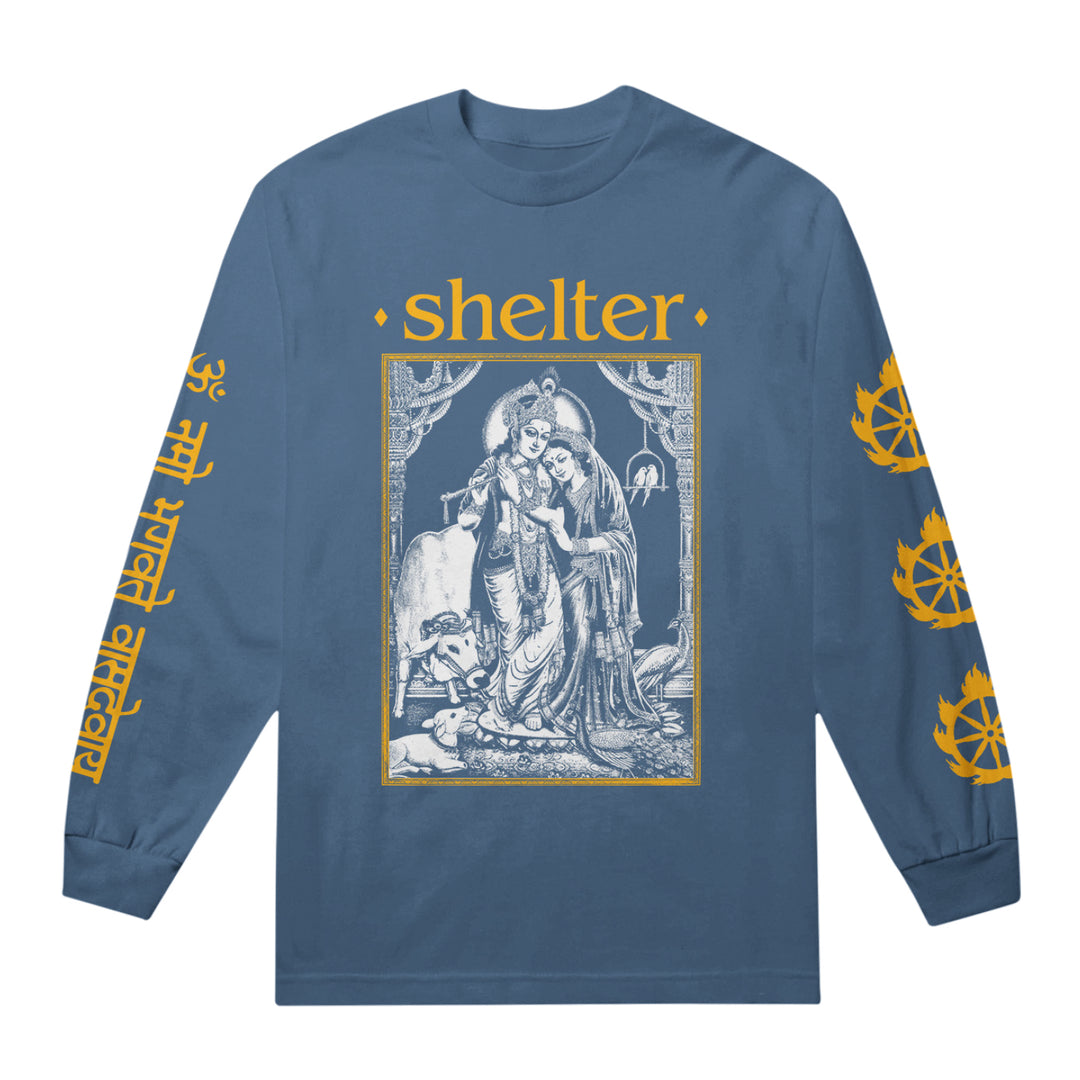 shelter Radha Krishna Indigo Long Sleeve