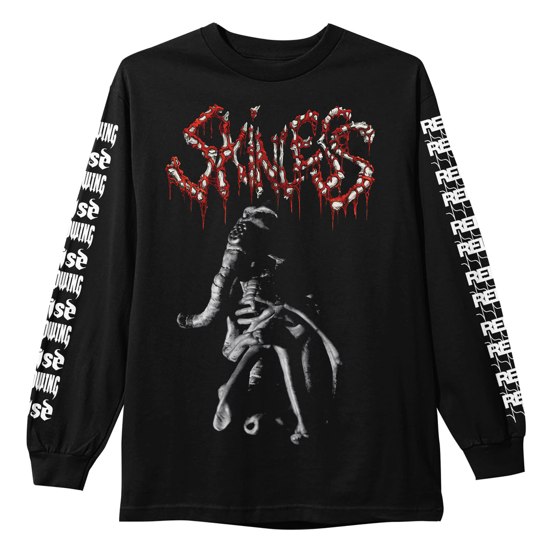 skinless Foreshadowing Black Long Sleeve front