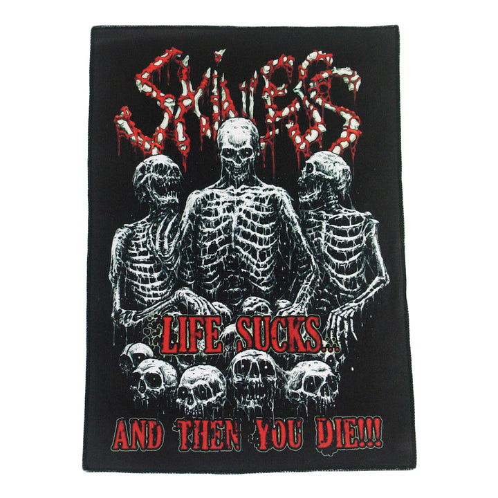 skinless Life Sucks Back Patch