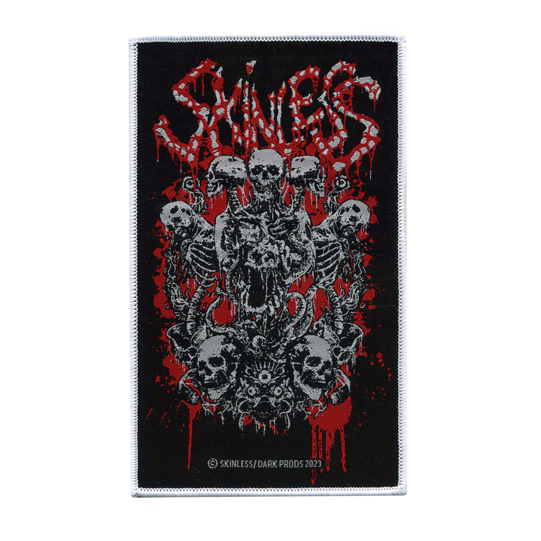 skinless Life Sucks (White Border) Black Patch