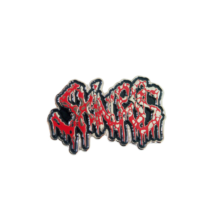 skinless Logo Red Pin front