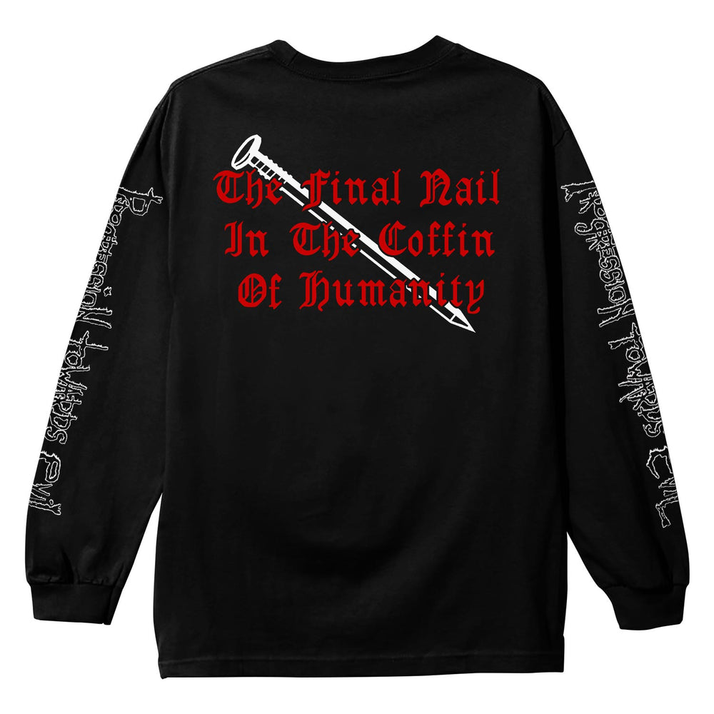 skinless Progression Towards Evil Black Long Sleeve back
