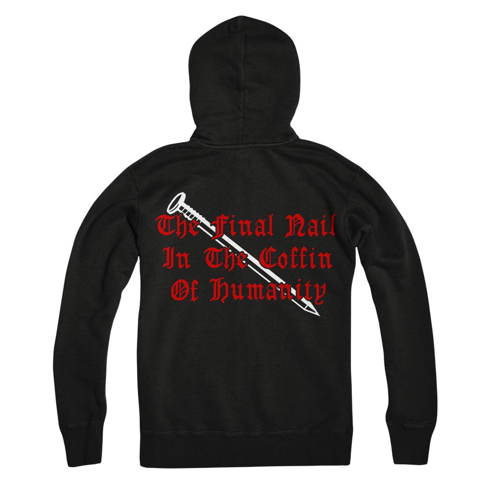 skinless Progression Towards Evil Black/Red Contrast Pullover back
