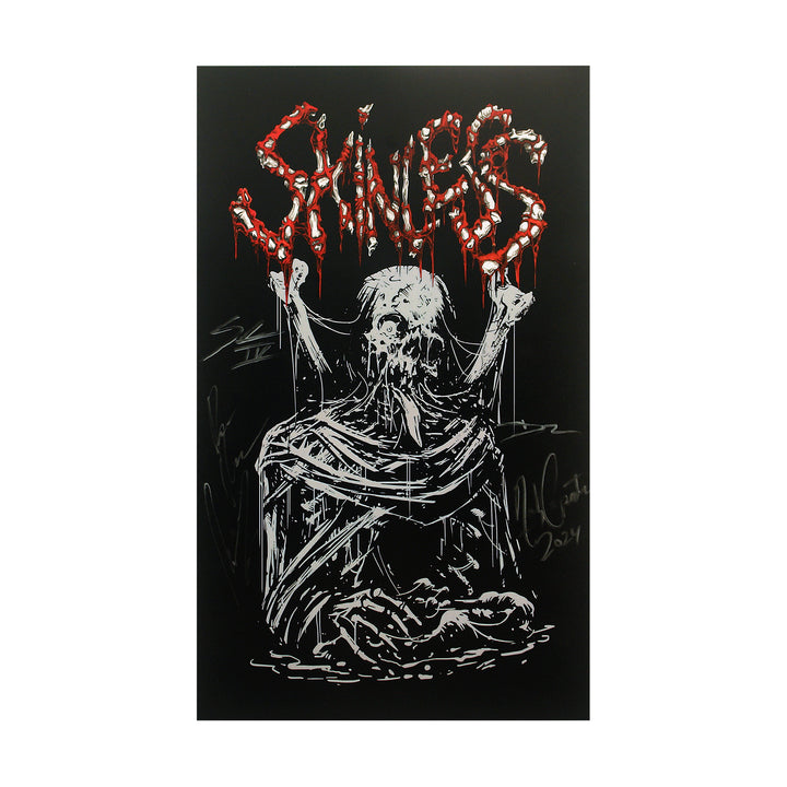 skinless Skull & Bones Signed Poster